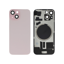 Vitre Arrière Rose iPhone 15 (Avec MagSafe) (Sans Logo)