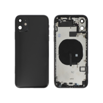 Vitre Arrière Complète Noire iPhone 11 (Sans Logo)