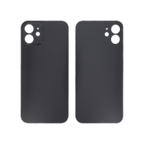 Vitre Arrière Graphite iPhone 12 (Large Hole) (Sans Logo)