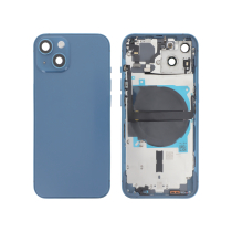 Vitre Arrière Complète Bleue iPhone 13 (Sans Logo)