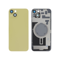 Vitre Arrière Complète Jaune iPhone 14 Plus (Avec MagSafe) (Sans Logo)