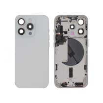 Châssis Central iPhone 15 Pro (Titane Blanc)