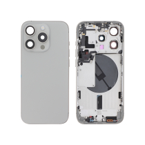 Châssis Central iPhone 15 Pro (Titane Naturel)