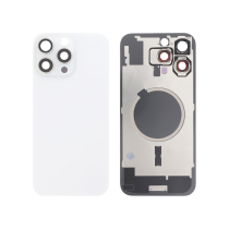 Vitre Arrière Complète Blanche Titane iPhone 16 Pro Max (Avec MagSafe) (Sans Logo)