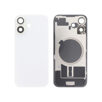 Vitre Arrière Complète Blanche iPhone 16 (Avec MagSafe) (Sans Logo)