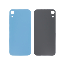Vitre Arrière Bleue iPhone XR (Large Hole) (Sans Logo)