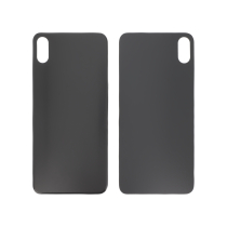 Vitre Arrière Grise Sidéral iPhone XS Max (Large Hole) (Sans Logo)