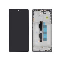 Ecran Complet Noir Poco M6 Pro (Avec Châssis) (ReLife)