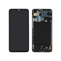 Ecran Complet OLED Noir Galaxy A70 (A705F) (Avec châssis)