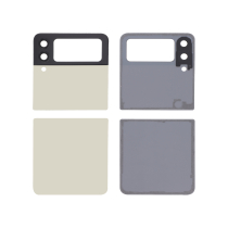 Vitre Arrière Complète Beige Galaxy Z Flip3 5G (F711B) (Sans logo)