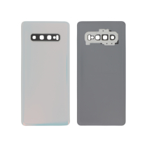 Vitre Arrière Blanche Galaxy S10+ (G975F) (Sans logo)