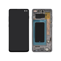 Ecran Complet Noir Galaxy S10+ (G975F) (Avec châssis)