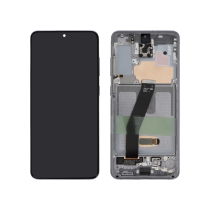 Ecran Complet Gris Galaxy S20 (G980F/G981B) (Sans Cam)