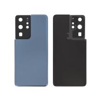 Vitre Arrière Bleu Nuit Galaxy S21 Ultra 5G (G998B) (Sans logo)