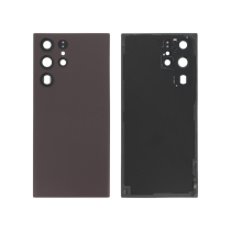 Vitre Arrière Bordeaux Galaxy S22 Ultra (S908B) (Sans logo)