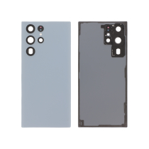 Vitre Arrière Bleu Ciel Galaxy S22 Ultra (S908B) (Sans logo)