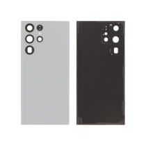 Vitre Arrière Blanche Galaxy S22 Ultra (S908B) (Sans logo)