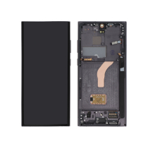Ecran Complet Noir Galaxy S22 Ultra (Avec châssis) (ReLife)