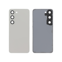 Vitre Arrière Crème Galaxy S23 (S911B) (Sans logo)