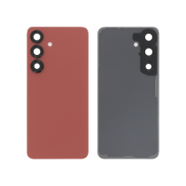 Vitre Arrière Rouge Corail Galaxy S25 (S931B) (Sans logo)