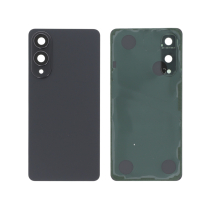 Vitre Arrière Titane Noir + Lentille Caméra Galaxy S25 Edge (S937B) (Sans Logo)