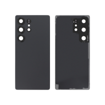 Vitre Arrière Titane Noir Galaxy S25 Ultra (S938B) (Sans logo)